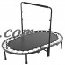 Parent-Child Trampoline Twin Trampoline with Safety Pad Adjustable Handlebar CDICT   